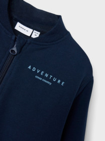 NAME IT Sweat Cardigan Footer Navy Blazer